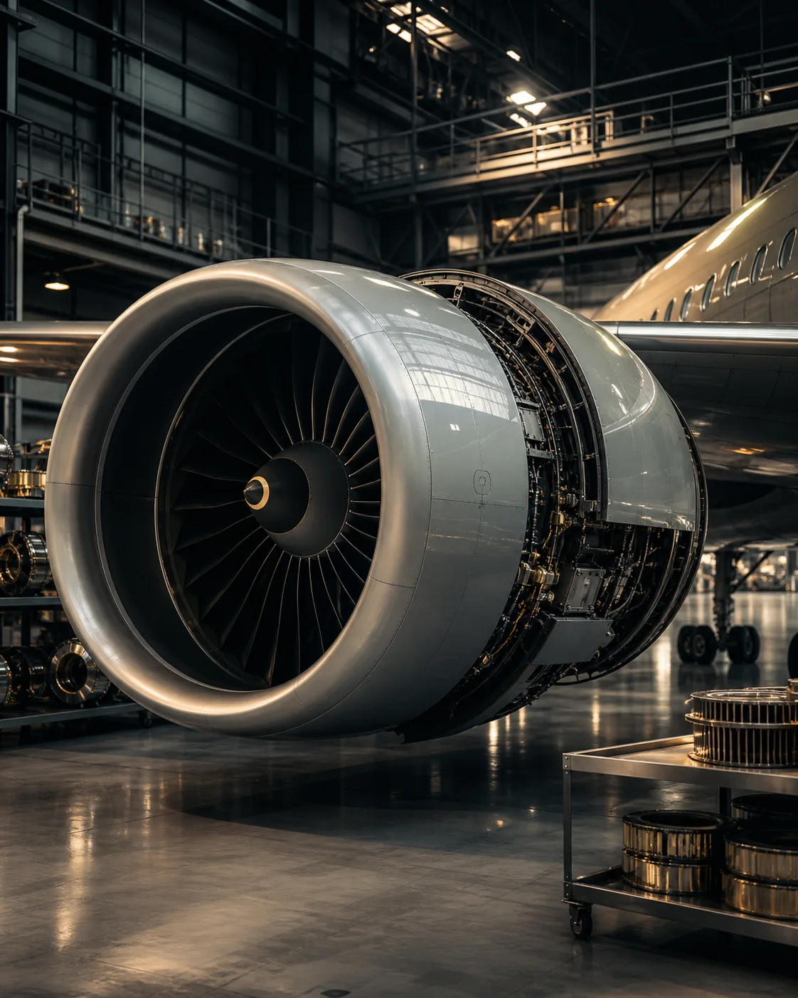 Aircraft engine and aviation maintenance environment